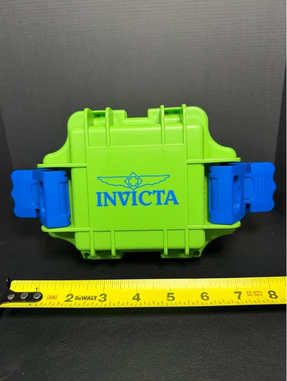 #709 Invicta Green Protective Watch Box Case with Foam Insert
